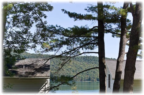 Lake view from the front porch