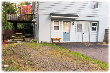 Front entrance to house